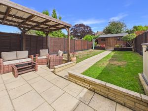 REAR GARDEN & PATIO- click for photo gallery